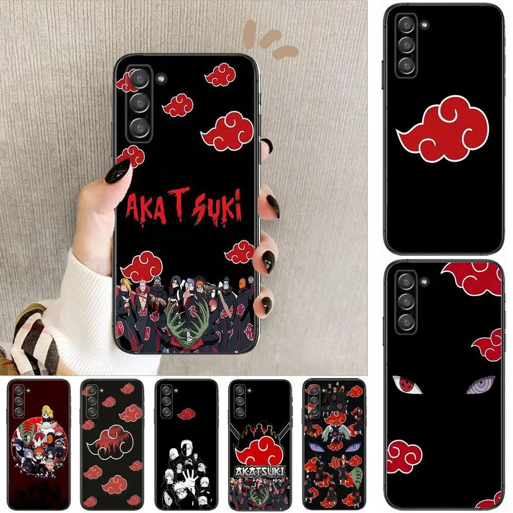 

Naruto Ninja Akatsuki Phone cover hull For SamSung Galaxy s6 s7 S8 S9 S10E S20 S21 S5 S30 Plus S20 fe 5G Lite Ultra Edge
