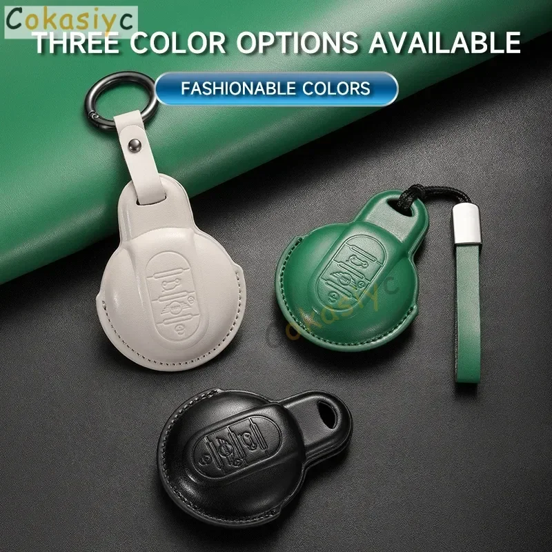 Для BMW MINI COOPER S ONE JCW F54 F55 F56 F57 F60 CLUBMAN COUNTRYMAN Держатель дистанционного брелока Кожаный