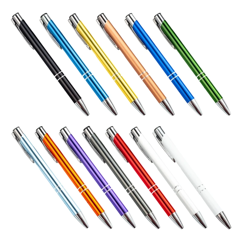 

Premium Metal Signature Pen Retractable Metal Ballpoint Pen 1.0mm Bullet Nib Business Gift for Office Women Men Teacher