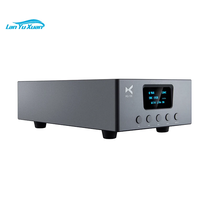 

XQ-100 XQ100 HIFI DAC Bluetooth5.0 преобразователь аудиоприемника с двойным ES9038Q2M SRC преобразователь декодер приемник LDAC
