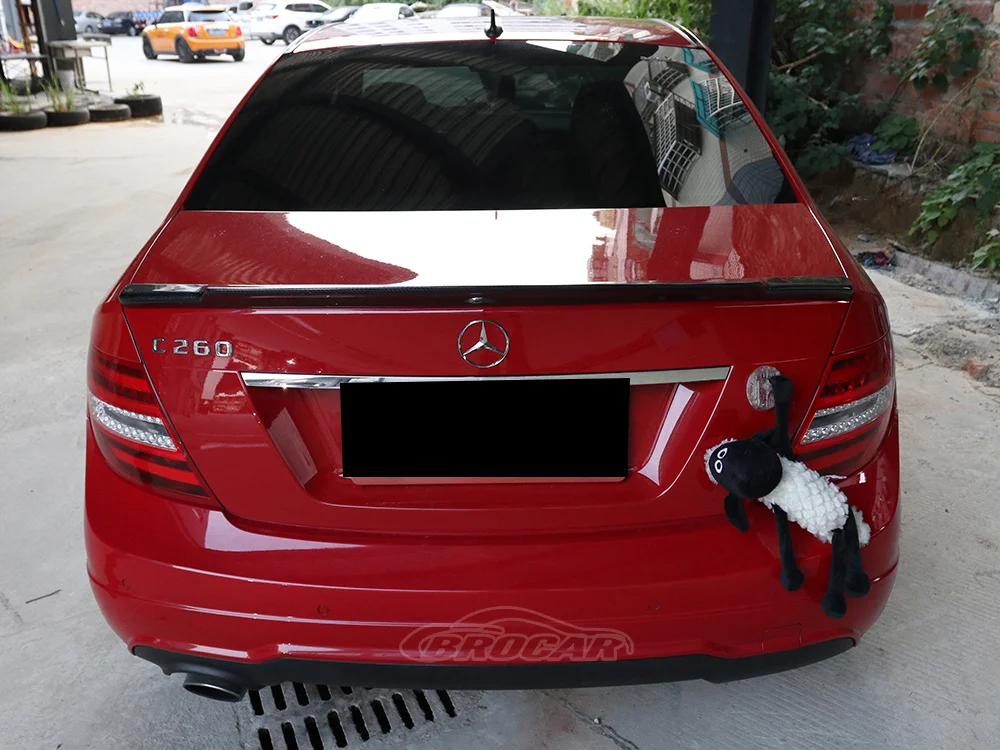 

Задний спойлер из углеродного волокна для Mercedes Benz C-Class W204 C204 4 двери 2 двери купе 2007-2013 C74