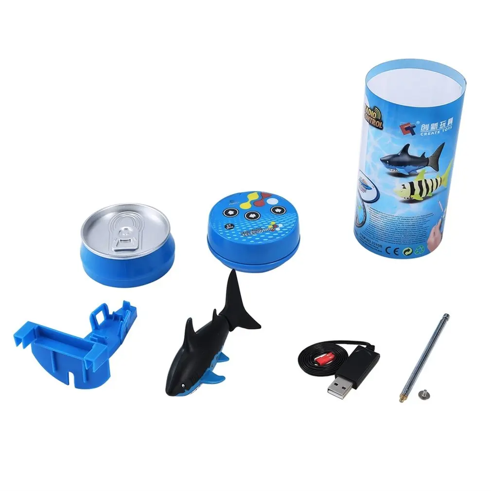 

OCDAY Mini RC Подводная лодка 4 CH с дистанционным управлением, маленькие акулы с USB, игрушка с дистанционным управлением, рыбная лодка, лучший рожд...