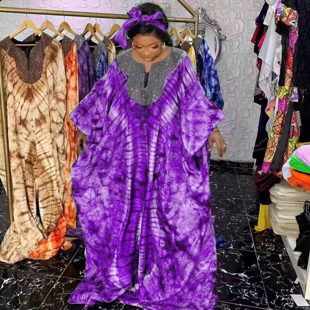 

Одежда с Африканским принтом для женщин Boubou Дубай Турция мусульманские Абайи для свадебной вечеринки традиционные наряды Анкары наряды и шарф