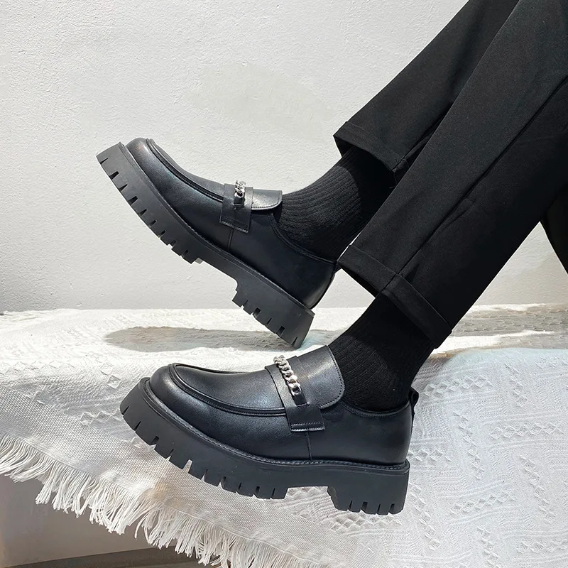 

Туфли мужские без шнуровки, классические кожаные оксфорды, деловой стиль, классические костюмы, модная обувь