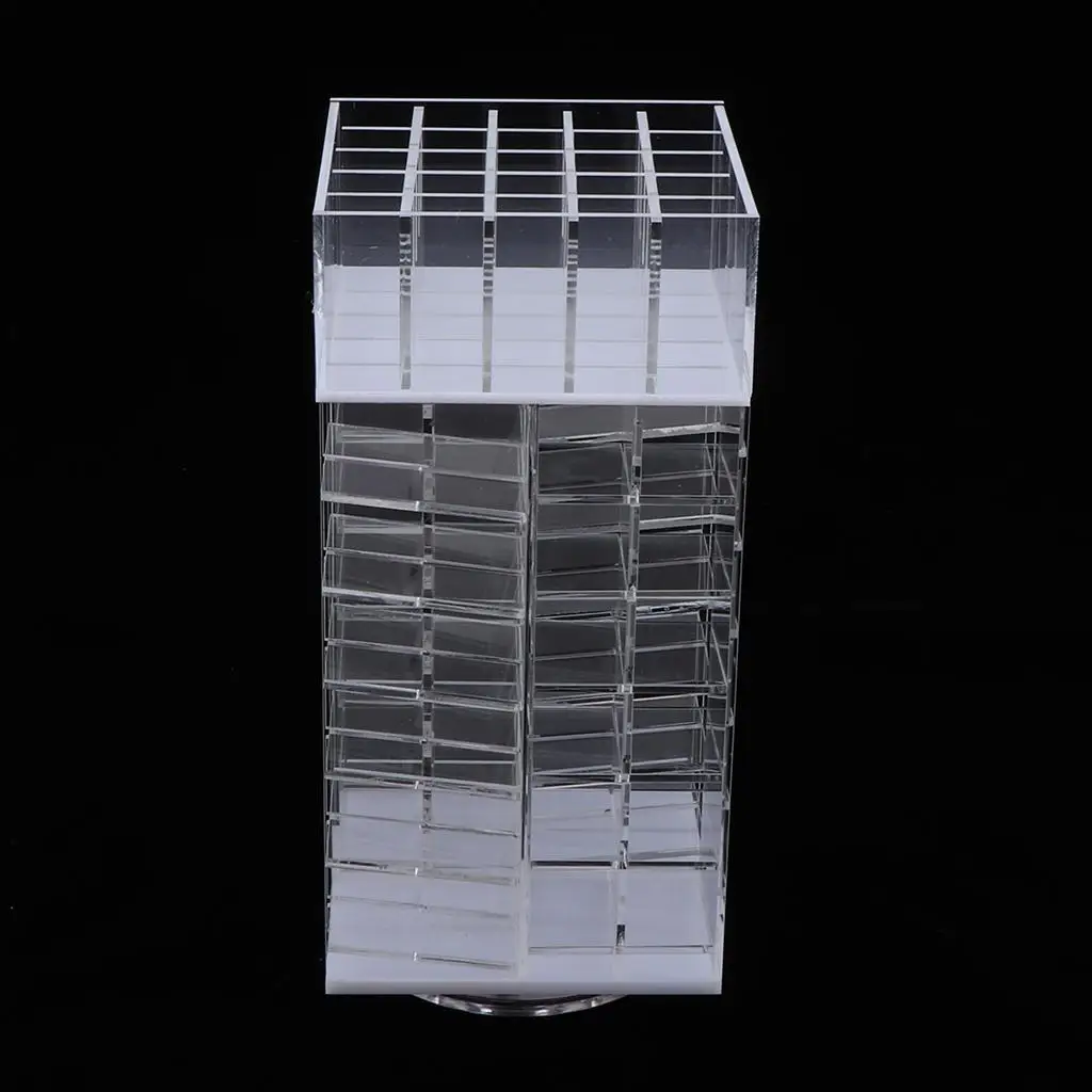 

Spinning Cosmetic Organizer Lipstick Holder Acrylic Dispaly Stand for 73