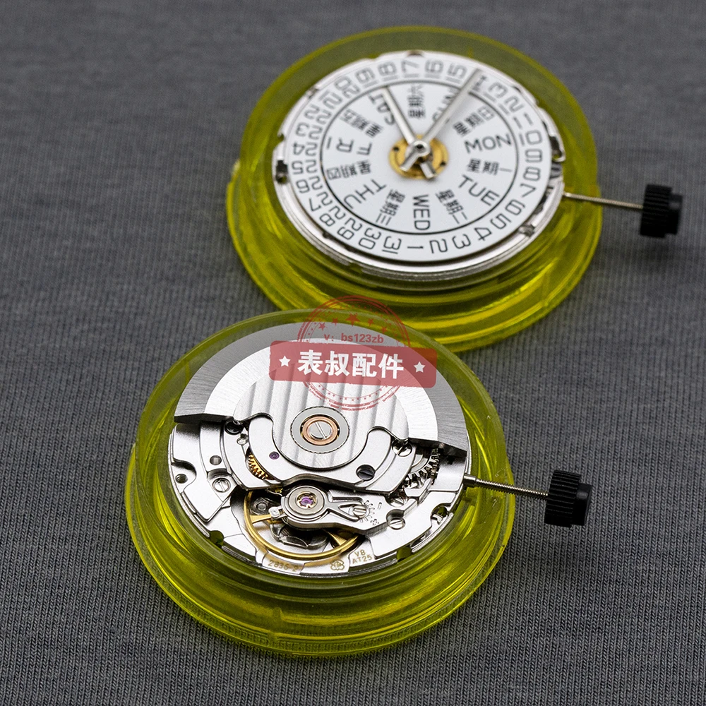 Механический механизм модели  ETA 2836-2 с двумя днями и датой версии Seagull 2836 V8 Clone.