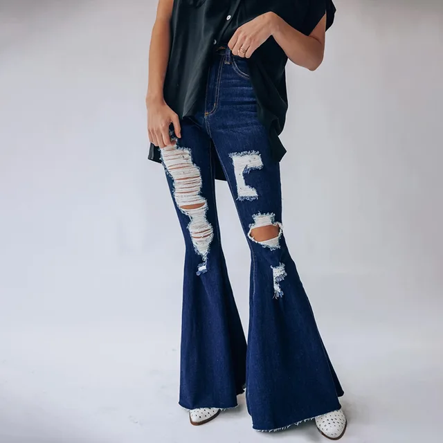 Shangni Fall Urban Casual Denim Mid 