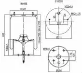 

Complete METAL piston for MD1725-K03
