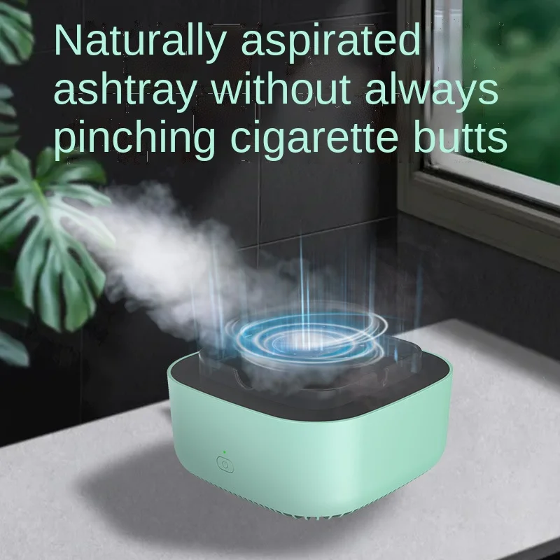 

New electronic ashtray air purifier home anti-fly ash creative personality aromatherapy in addition to smoke artifact gift