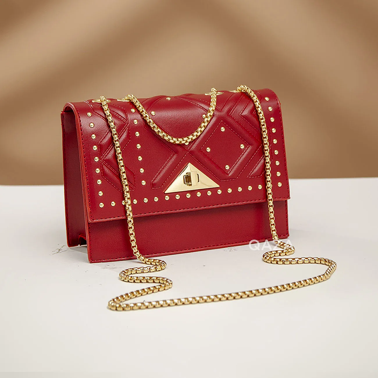 

New Arrival China Supplier PU Leather Customized Handbag for Women Simple Design Long Bag Strap Ladies Bags