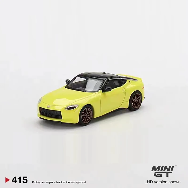 

MINI GT 1:64 Model Car Z Proto Spec 2023 Alloy Vehicle #415 LHD -Yellow