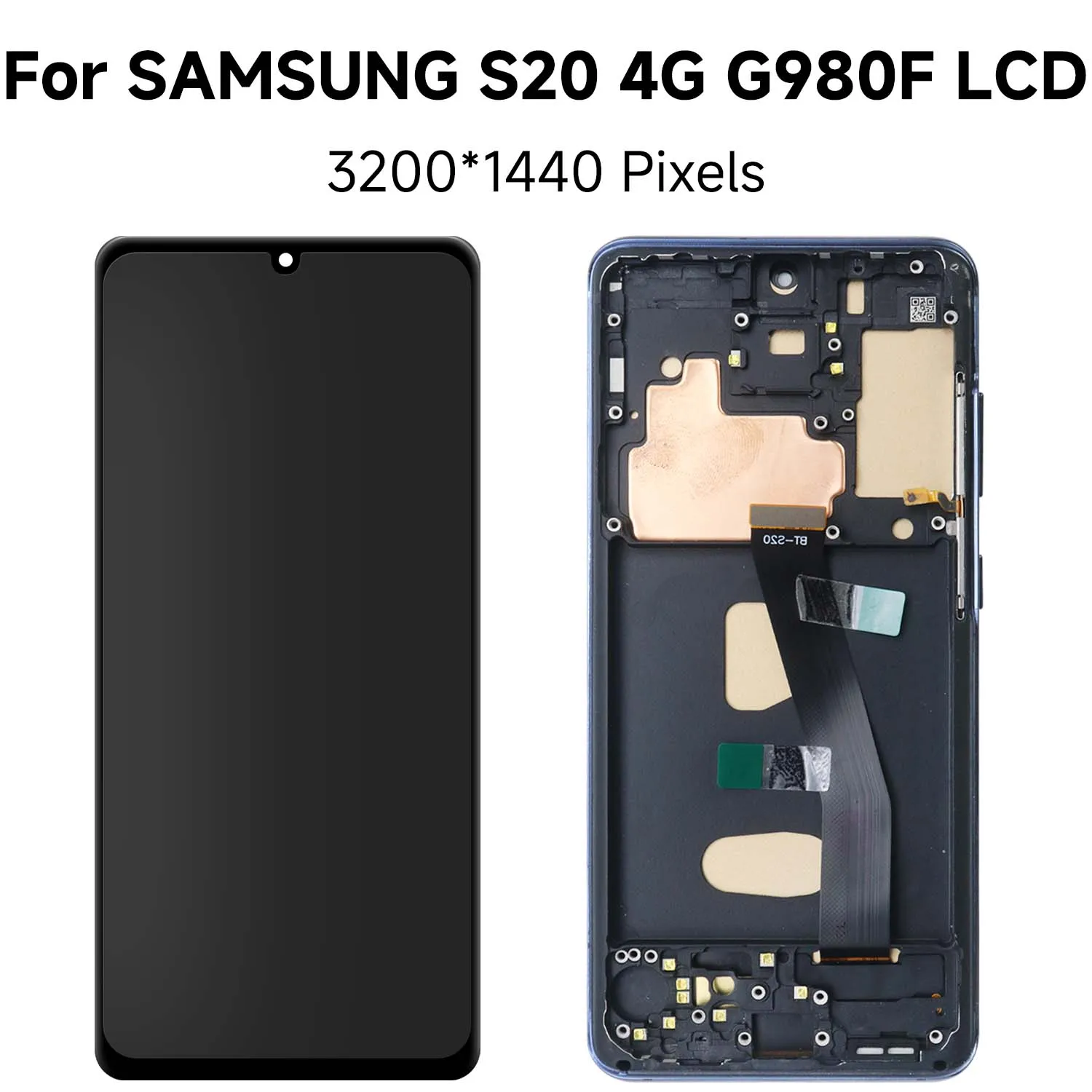 Протестированный 100% Рабочий ЖК-дисплей Качества AAA S20 С Рамкой Для SAMSUNG SM-G981B/DS G981