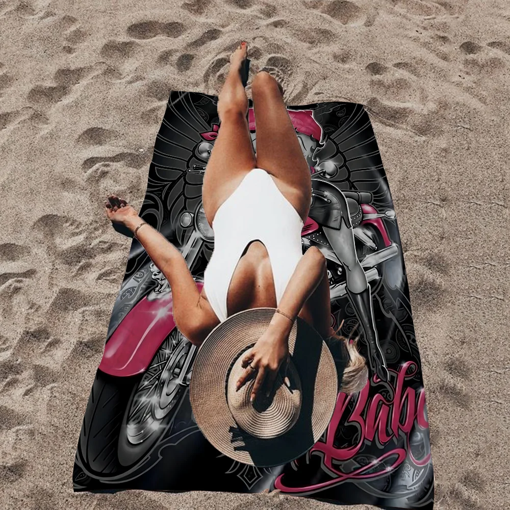 Милое пляжное полотенце из микрофибры B-BettyS B-BoopS впитывающее быстросохнущее