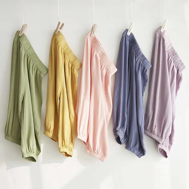 

New 2022 Summer Pants Kids Solid Breathable Mosquito Repellent Trousers Toddler Girl Casual Loose Sweatpants