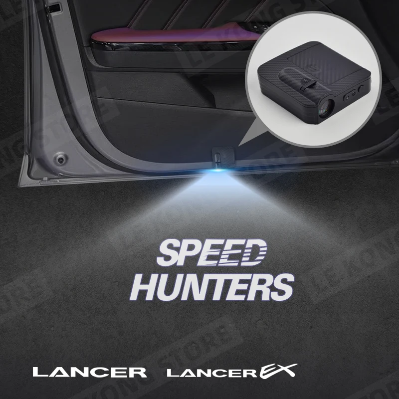 Для Mitsubishi Lancer EX скоростные охотничьи эмблемы для двери автомобиля светильник