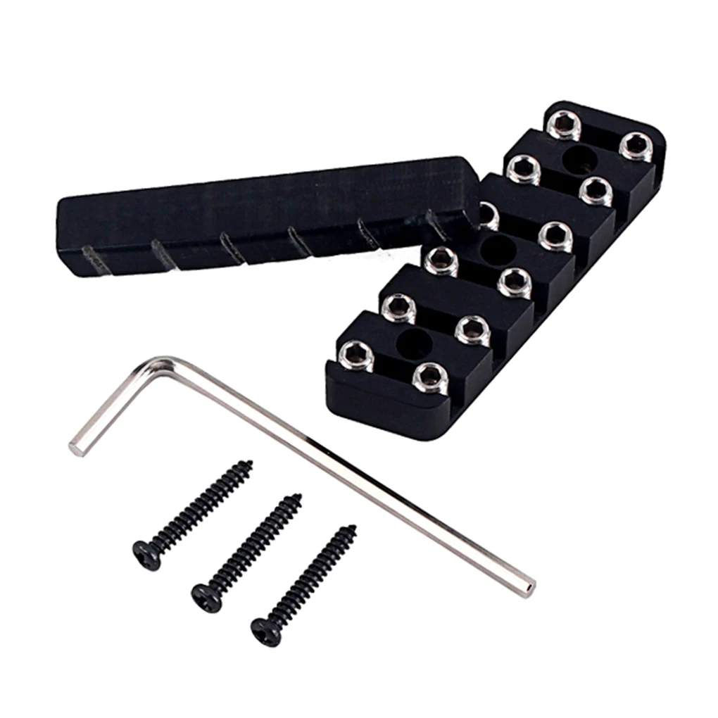 

Фиксирующая гайка для классической гитары без головы, 6 струн, портативная Съемная однотонная деталь для музыкального инструмента, аксессу...