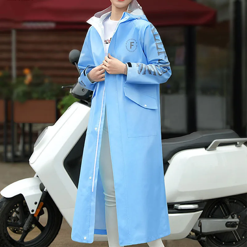 

Модный дождевик для взрослых, Женский дождевик, куртка, водонепроницаемый с рукавами с капюшоном и карманами, мужской дождевик для активног...