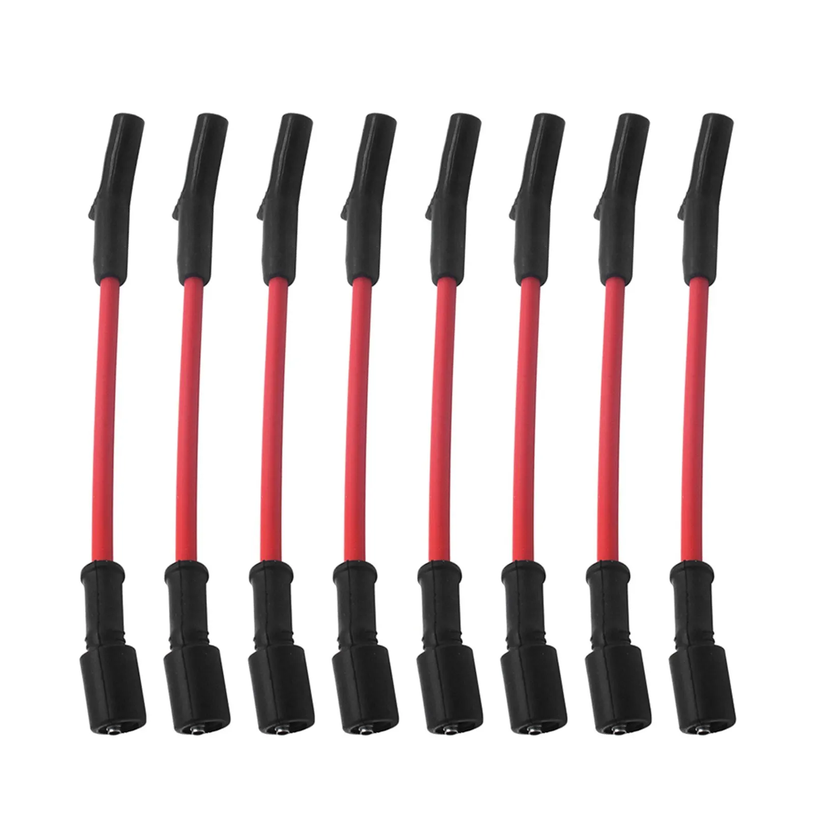 

10mm High-performance Spark Plug Wires(Bend End) Set Fit for Chevrolet GM, Compatible with