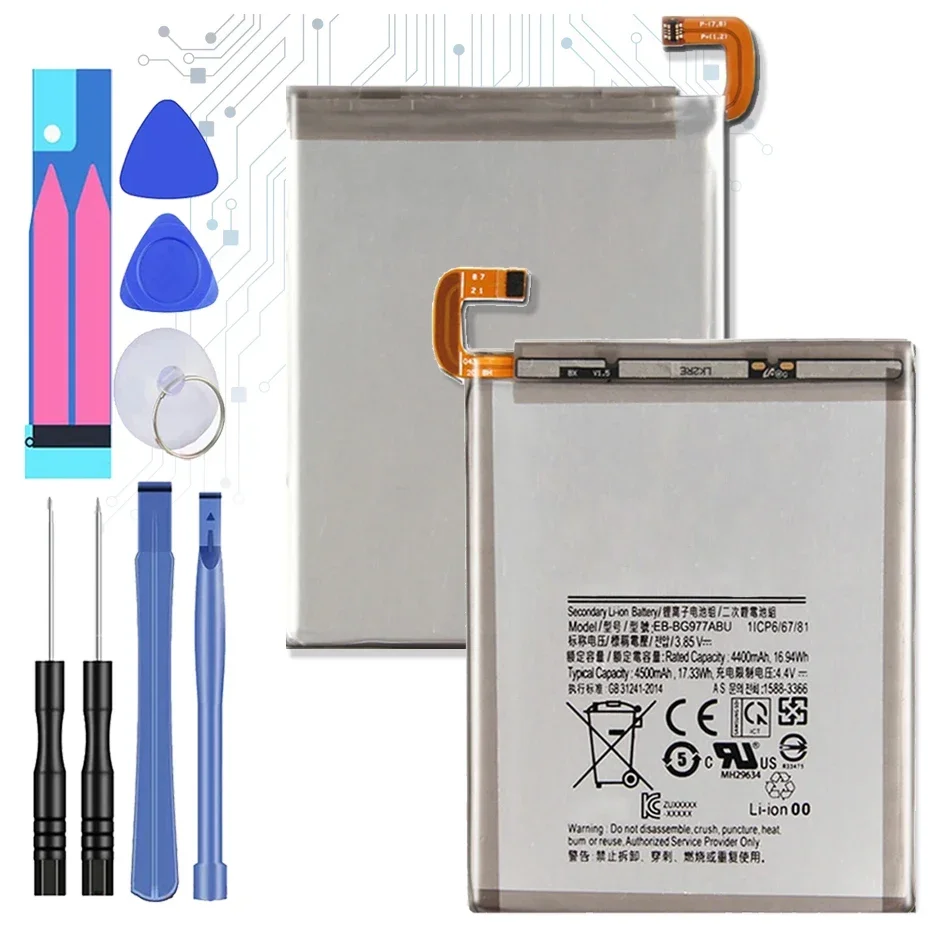 Аккумулятор EB-BG977ABU 4500 мАч для Samsung GALAXY S10 5G версия X SM-G977 SM-G977V/U/T Batterie Bateria