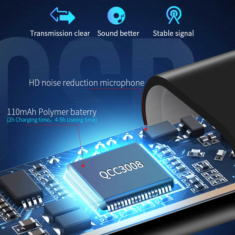 NEW Wireless Adapter Bluetooth 5.0 Receiver For 3.5mm Jack Earphone Aux Audio Music Transmitter Headphone |