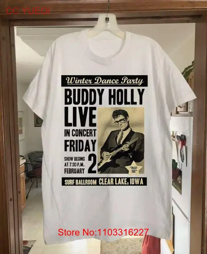 Бадди Холли концерт зимняя Танцевальная вечеринка стандартный размер Лидер