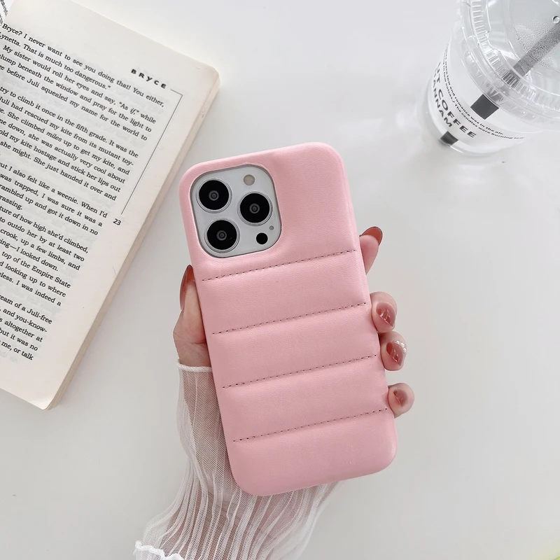 

Чехол-пуховик для iPhone 13 12 11 Pro Mini Xs Max X Xr 7 8 Puls SE