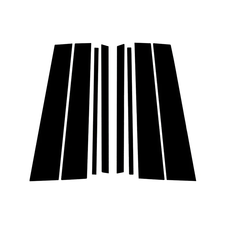 

8 шт., автомобильные оконные столбы, дверные наклейки Tirm, чехол для Honda Pilot Ridgeline 2016 2017 2018 2019 2020 2021 2022, Внешние детали