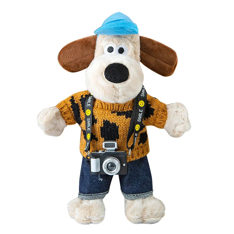 Новинка брелок Wallace Gromit в виде рисунка собаки из полипропилена и хлопка детская