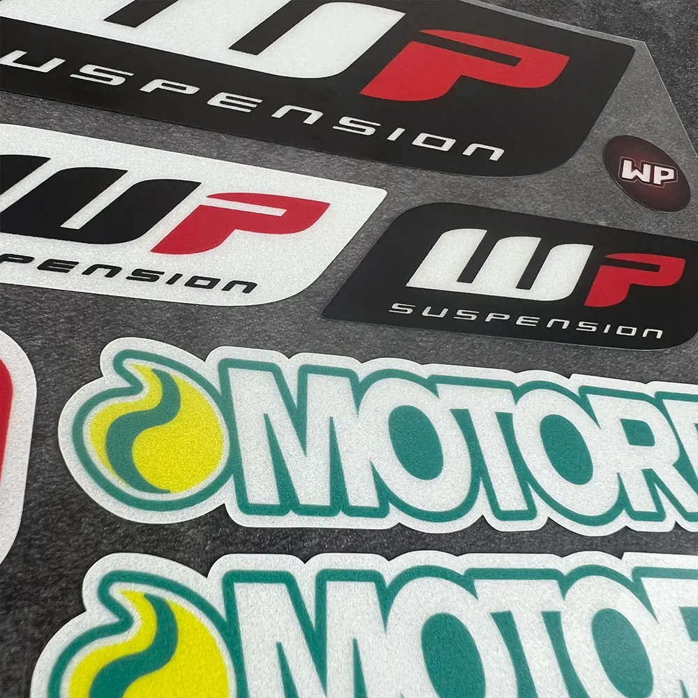 Светоотражающие наклейки WP аксессуары для вилок и мотоциклов подвеска