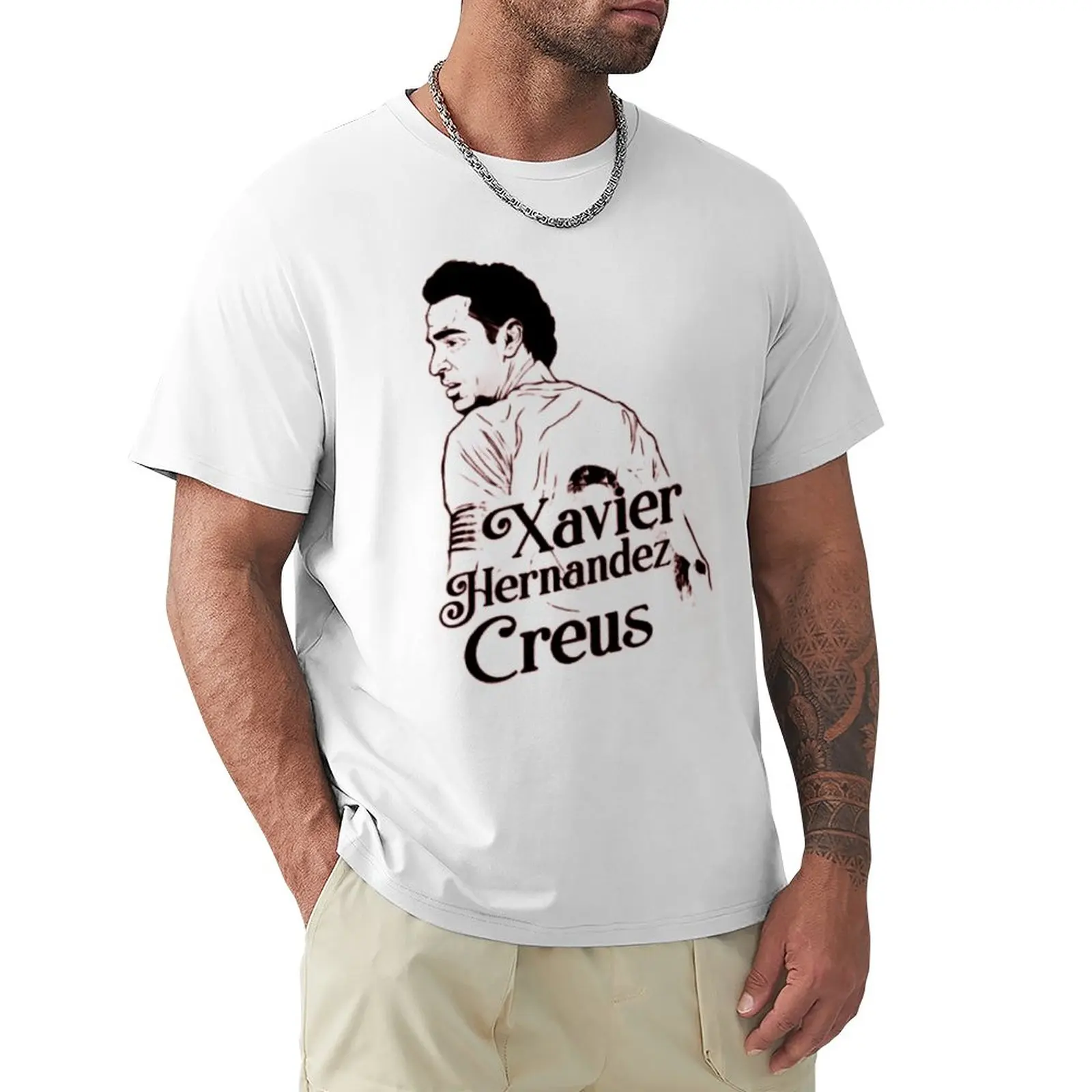 

Tshirt Spain Xaviers And Creuss (2) Football Team Move Graphic Cool Title Activity Competition USA Size High Grade
