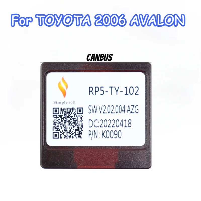 MAMSM Canbus Box Android TY-SS-01/RP5-TY-002/RP5-TY-102 для TOYOTA 2006 AVALON жгут проводов кабель питания