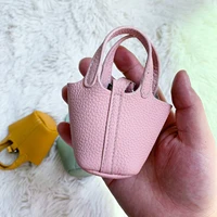 picotin luxury bag charm hang decorations for women purse car key chains genuine leather fashion accessories for handbags