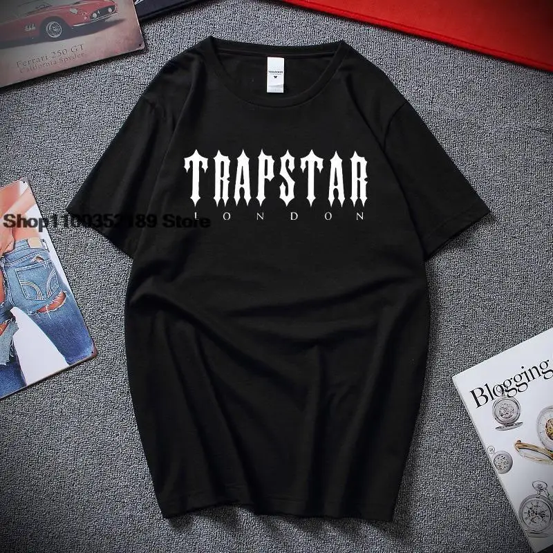 

Summer New Trapstar 3D Printed Men's Multicolor T-Shirt XS-2XL Unisex Fashion Men's Casual Loose Cotton Hip Hop Tops