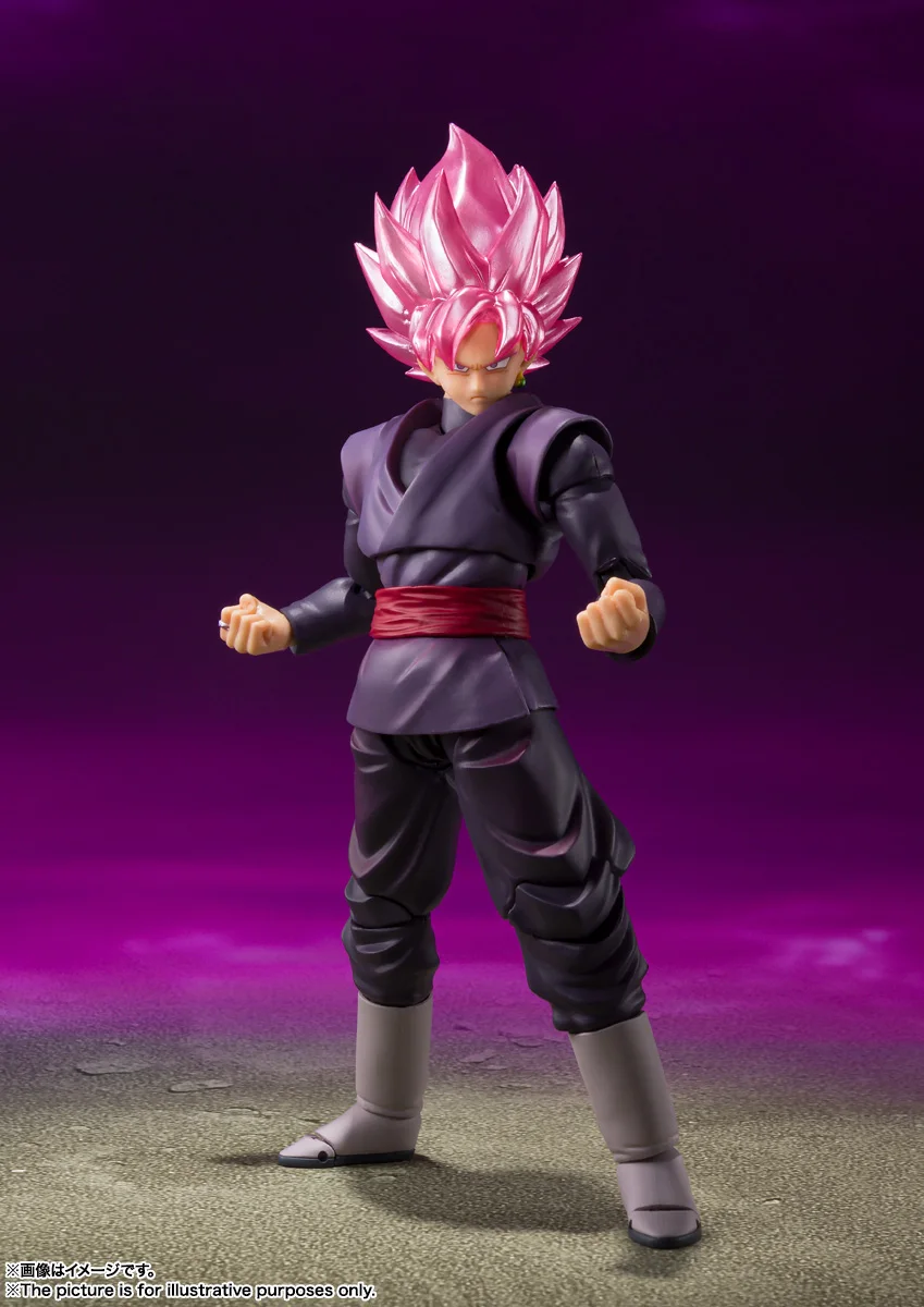 В наличии Оригинальные BANDAI DBZ SSJ SHF супер Роза Wukong Goku Zamasu экшн-фигурки игрушечные