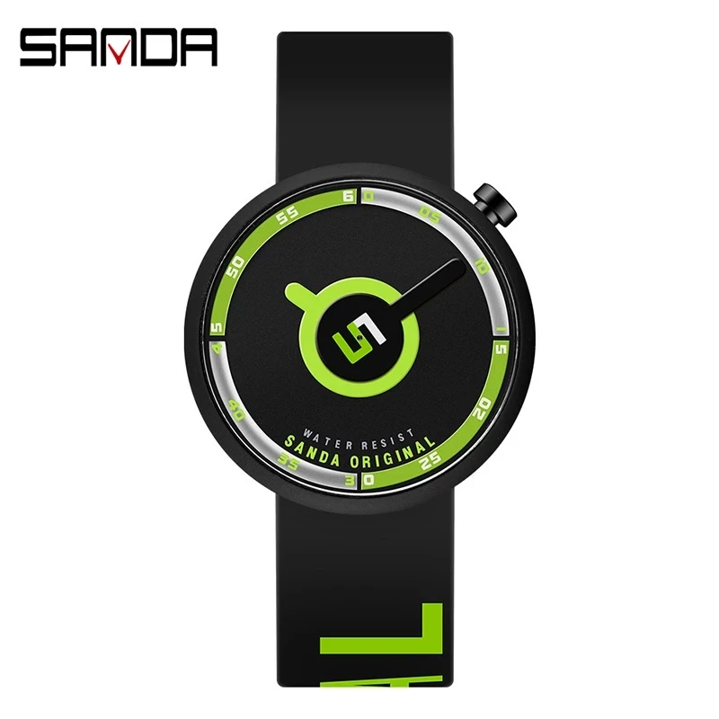 SANDA Quartz Watch New Slim Women Watch Luxury Brand Fashion Silicone Waterproof Quartz Watches Womens Relogio Feminino 1109