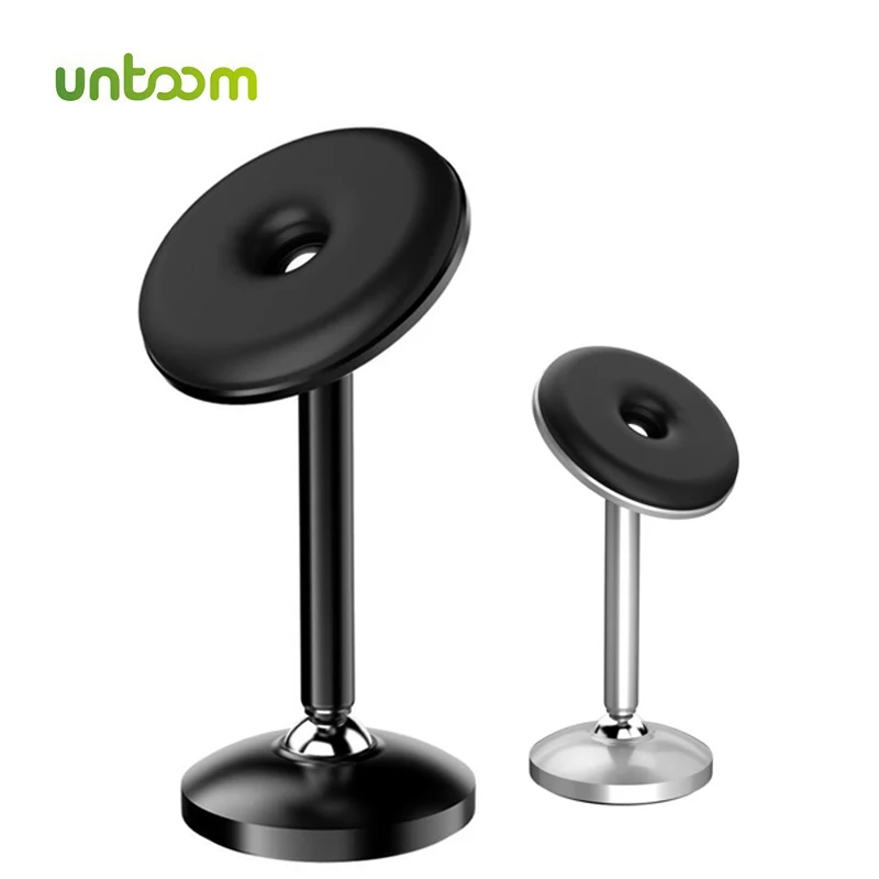 Untoom Magnetic Car Phone Holder Stand Double 360 Degree Rotation Magnet Mobile Phone Mount GPS Bracket for iPhone Xiaomi Huawei