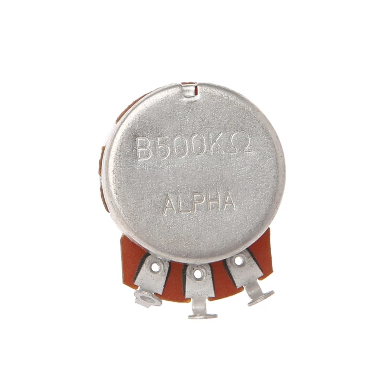 

B500K Potentiometer Splined Pot Electric Guitar Bass Effect Amp Tone Volume Part