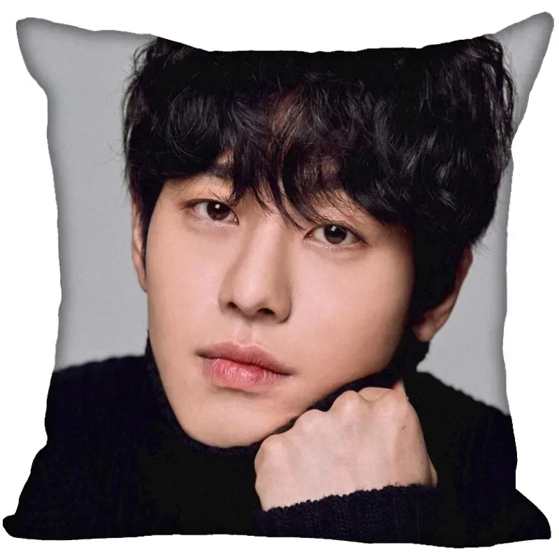 Ahn Hyo Seop Квадратная Декоративная Наволочка Экологически Чистая Хлопковая