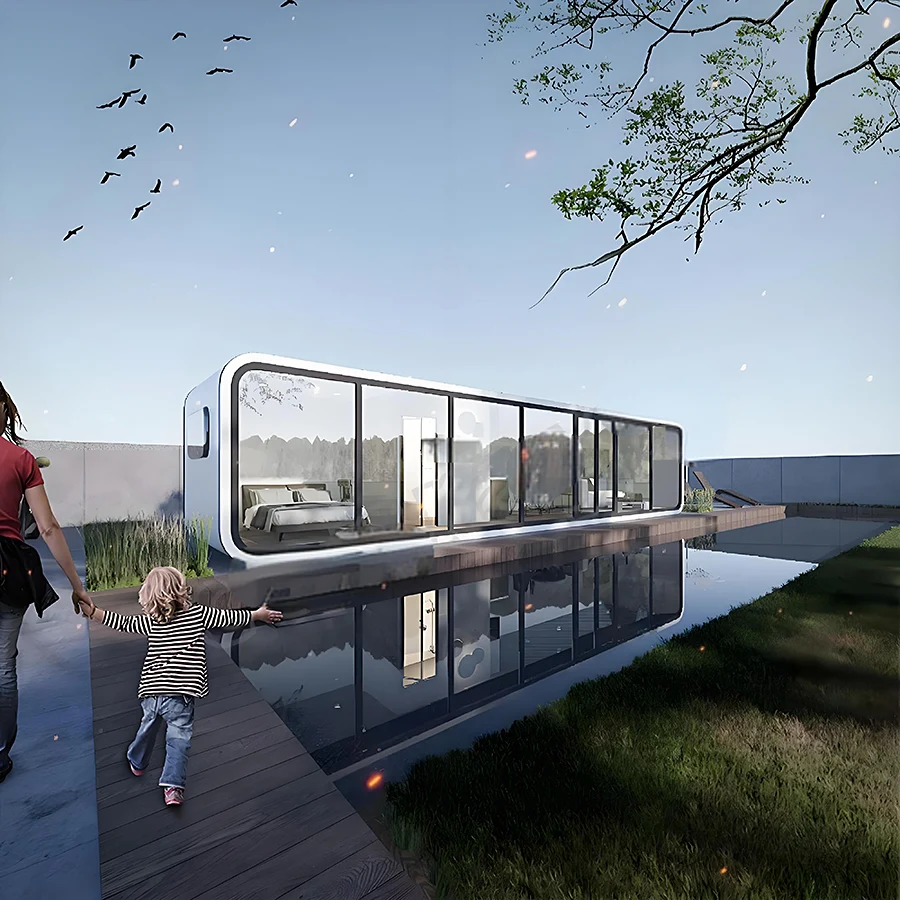 Безопасная огнестойкая долговечная капсула Apple домашний лагерь общежитие