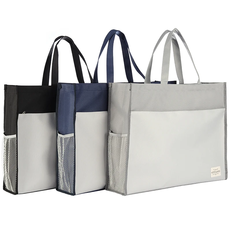 

Bags Pouch File Zipper Large Storage Bag Fashion Folder Organizer Document Women For Portable Simple