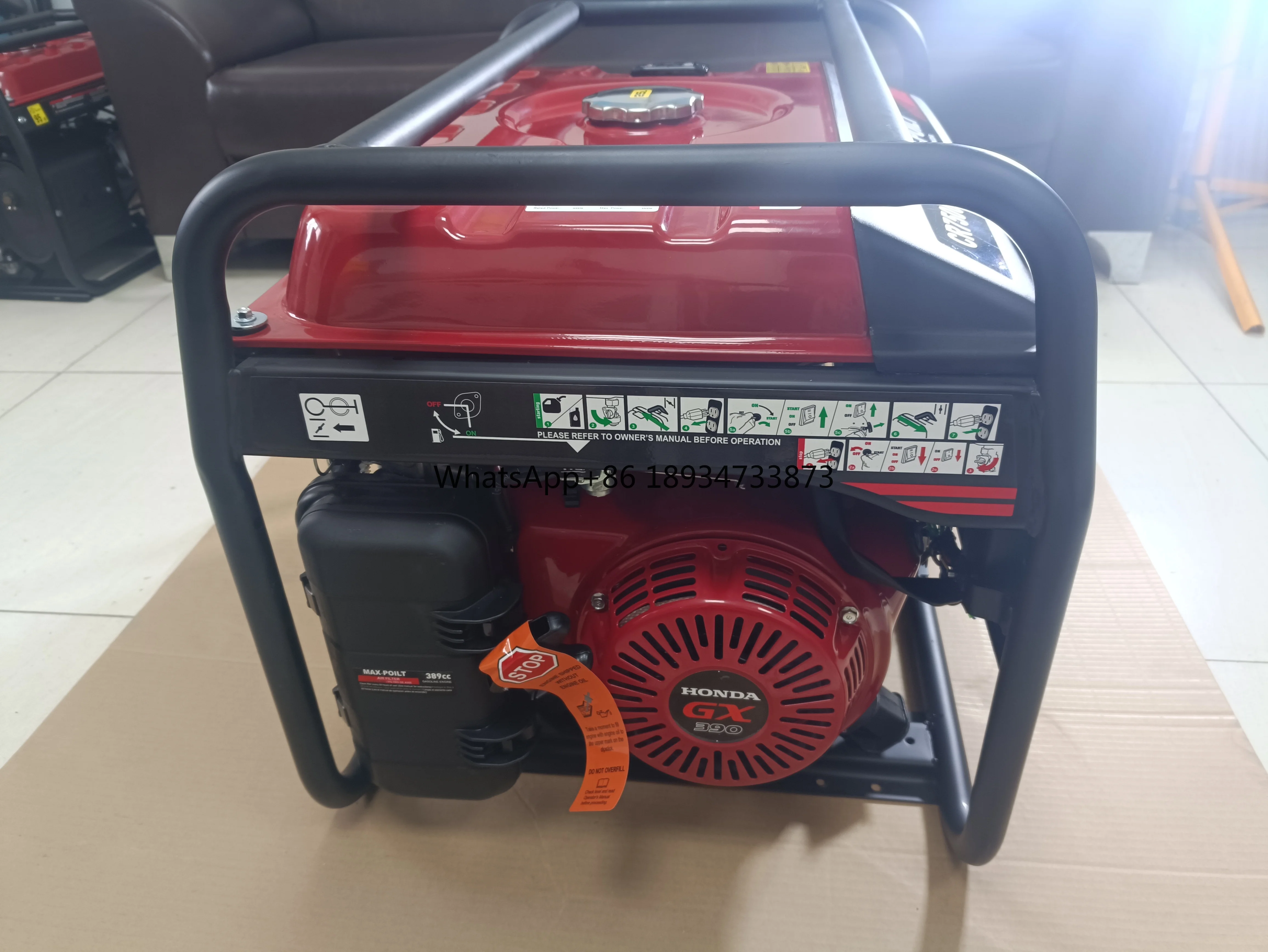 OEM Factory h0nda power Silent Portable Power Alternator Электрический запуск бензинового генератора