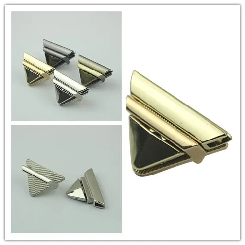 

Metal Magnet Clasps Button Magnetic Clasps Snap Buckle For DIY Bag Clothes Accessories Triangle Snap Lock Fashion Button Clasp