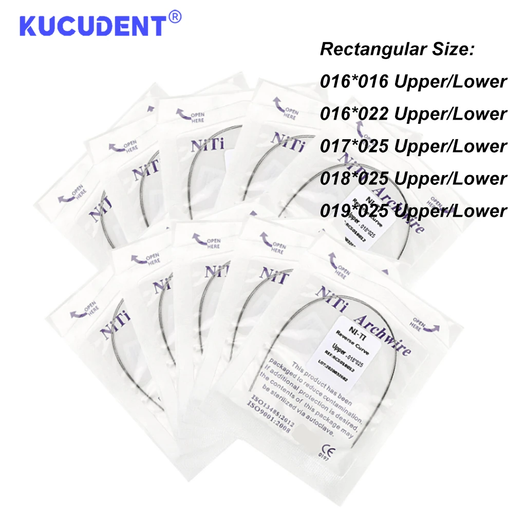 2 шт./уп стоматологические ортодонтические дуги с обратной кривой супер