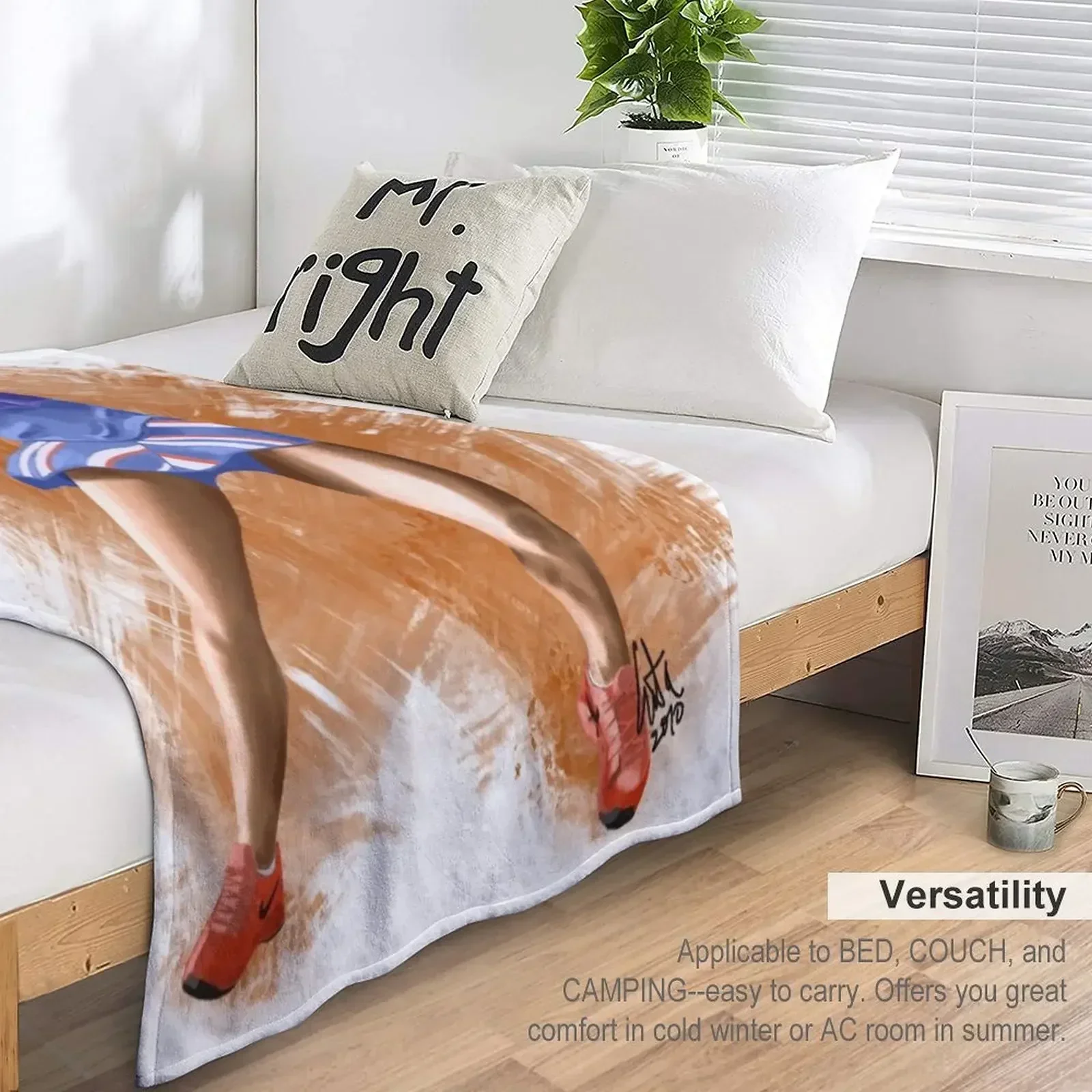 Одеяло Simona Halep 2020 плед для декоративного дивана милые одеяла