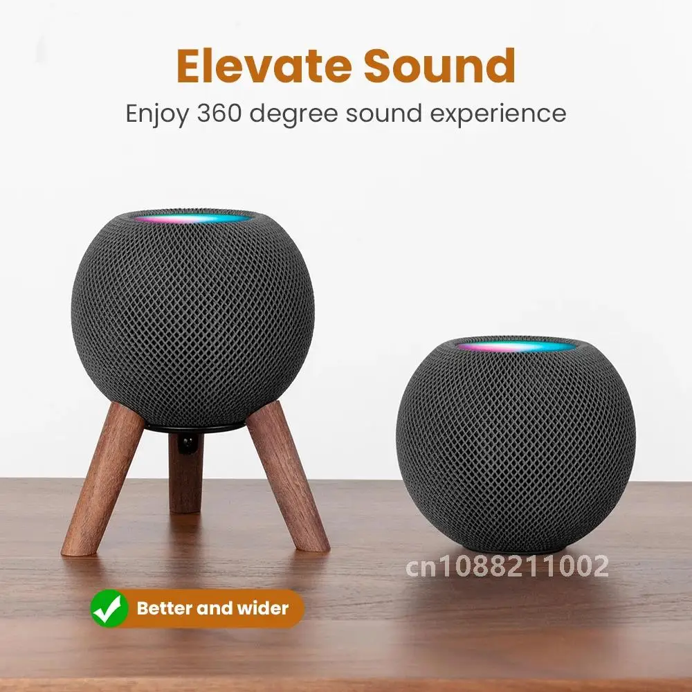 GGMM подставка из настоящего дерева для Homepod мини-деревянный держатель штатив с