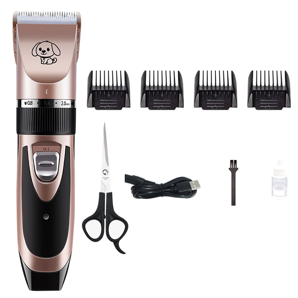 

Машинка для стрижки домашних животных, электронный триммер для шерсти, 5 режимов работы, аккумуляторная, для стайлинга домашних животных, то...