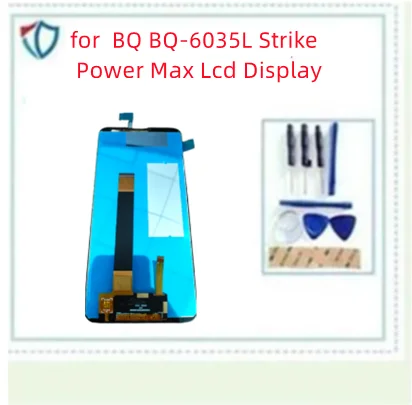Для BQ BQ-6035L Strike Power Max ЖК-дисплей сенсорный экран панель Стекло в сборе Полная