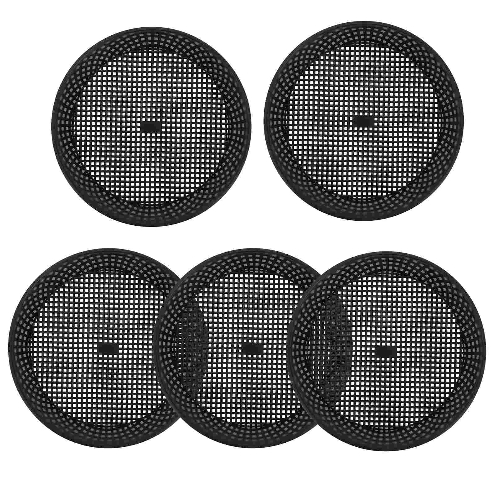 

5 Pcs Soil Sifter Compost Sieve Garden Large Strainer Lawn Tools Shaker Gold Panning Classifier Stone Plastic Sieves Fine Mesh