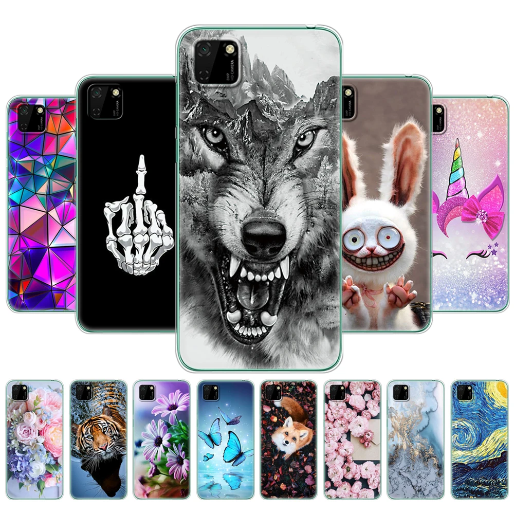 

Case For HONOR 9S back Cases 5.45 Soft Tpu Phone Cover On Huawei Honor 9S 9 S DUA-LX9 Back Bag Protective Coque Funda animal