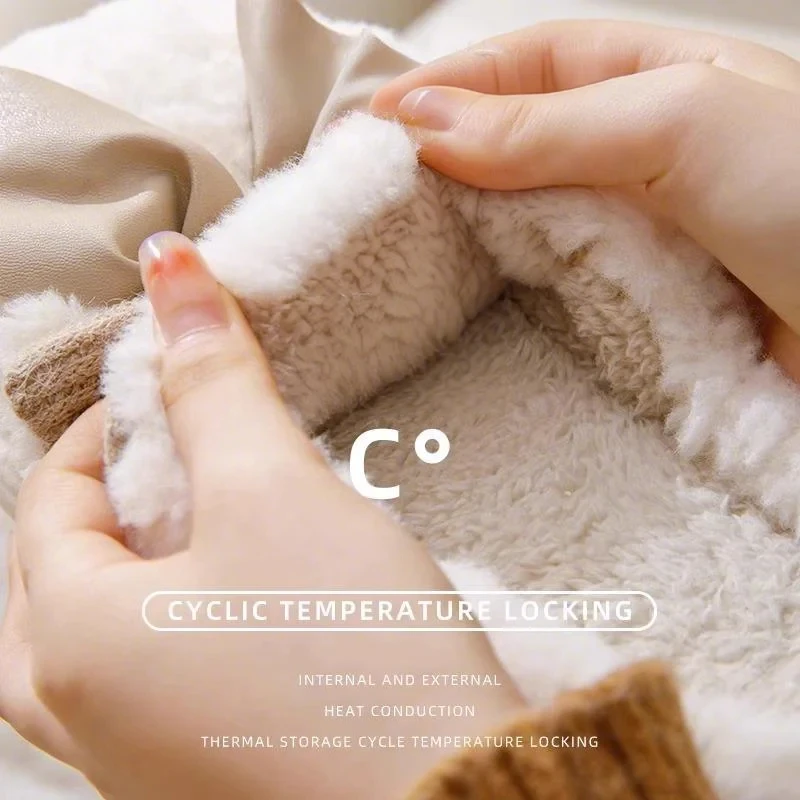 Хлопковые тапочки с бантом для женщин зимняя домашняя теплая пушистая обувь